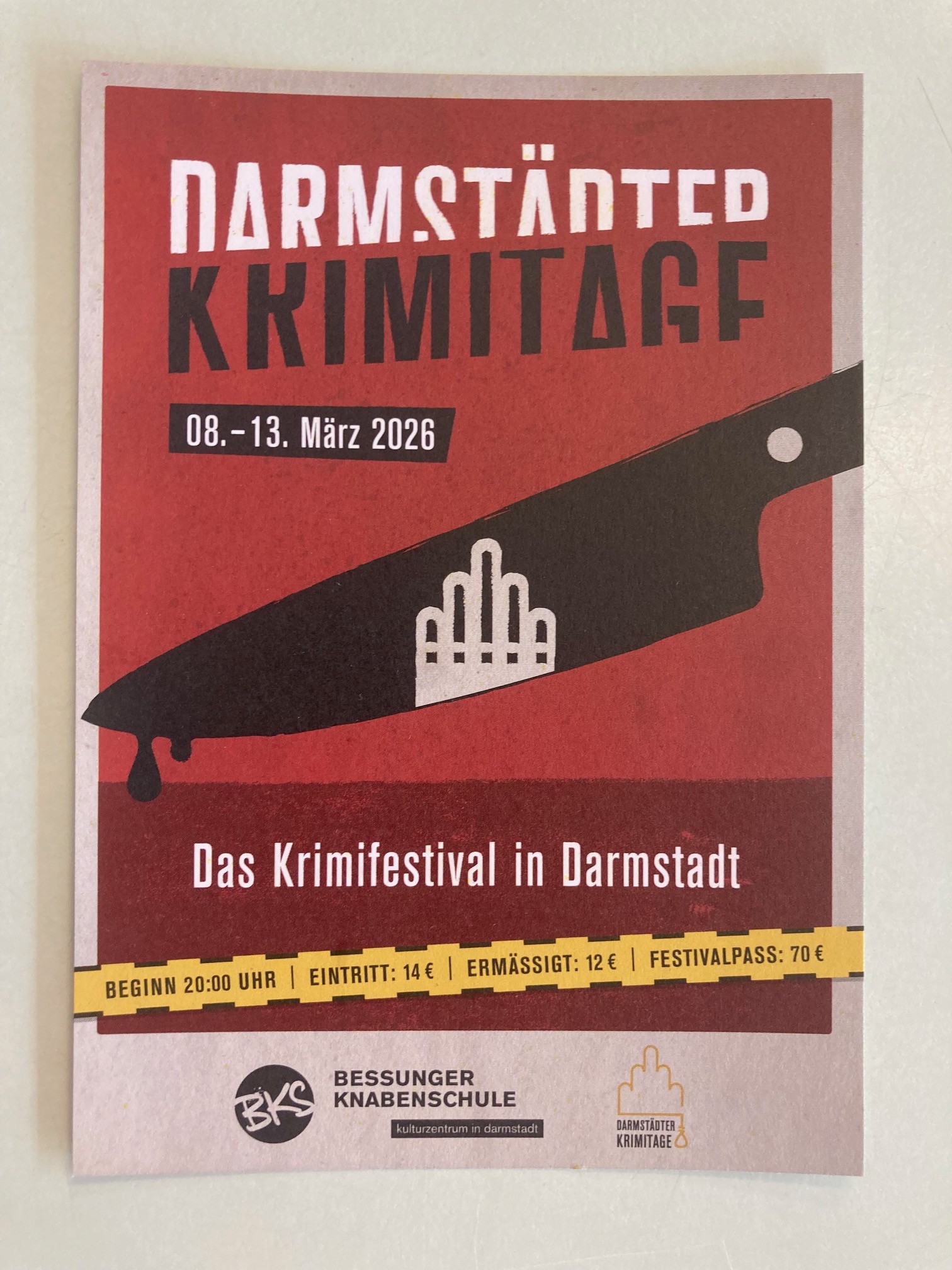 Darmstädter Krimitage 2026